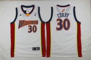 Maillot De Basket Golden State Warriors Stephen Curry 30 Engrener Blanc